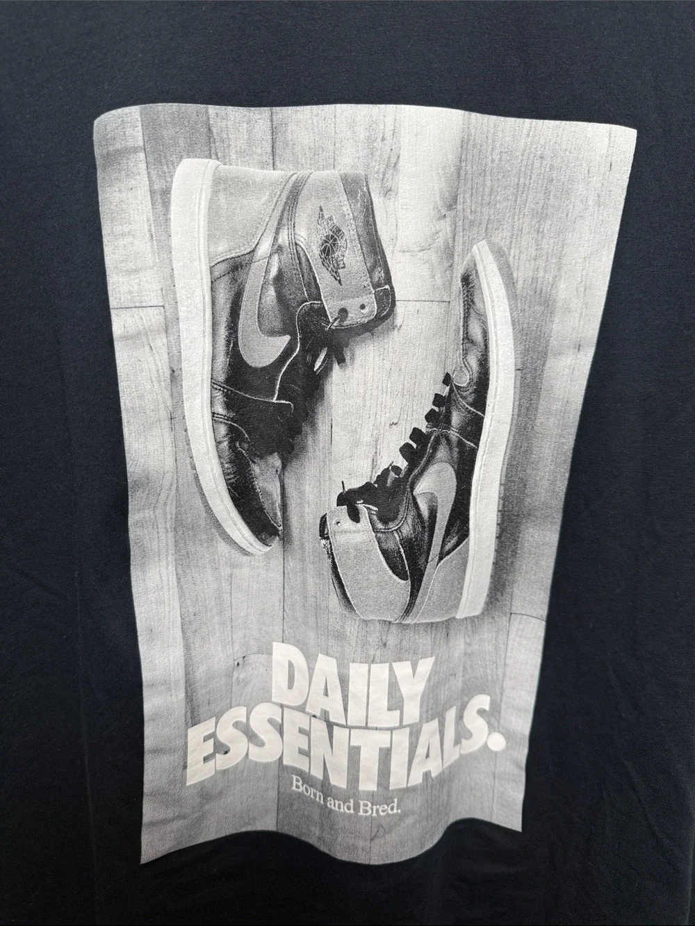 Jordan Daily Essentials Men's Black Graphic Tee
